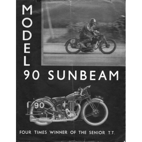 1932 Sunbeam Catalogue - Model 90