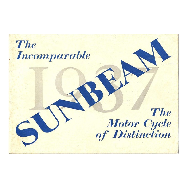 1937 Sunbeam Catalogue
