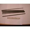 One foot length of 1/8 inch square key steel for clutch key.