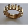 EXHAUST NUT FINNED as bronze casting