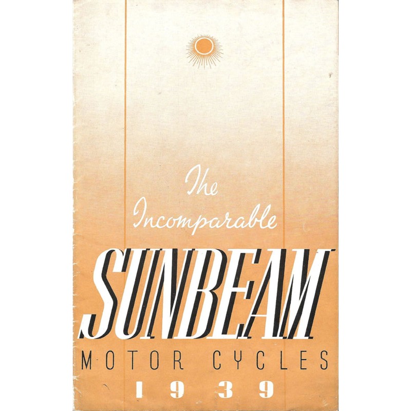 1939 Sunbeam Catalogue (B-Series)