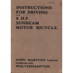 1918 Sunbeam 8 HP Driving Instructions