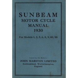 1930 Sunbeam Manual - all models exc M7