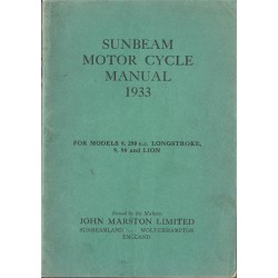 1932 Sunbeam Manual - all models