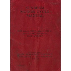 1936 Sunbeam Manual - all models (12th Edn)