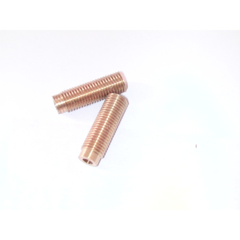 Brass threaded brake cable nipple