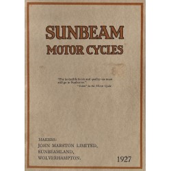 1927 Sunbeam Catalogue