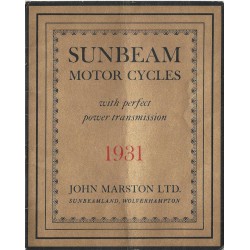 1931 Sunbeam Catalogue