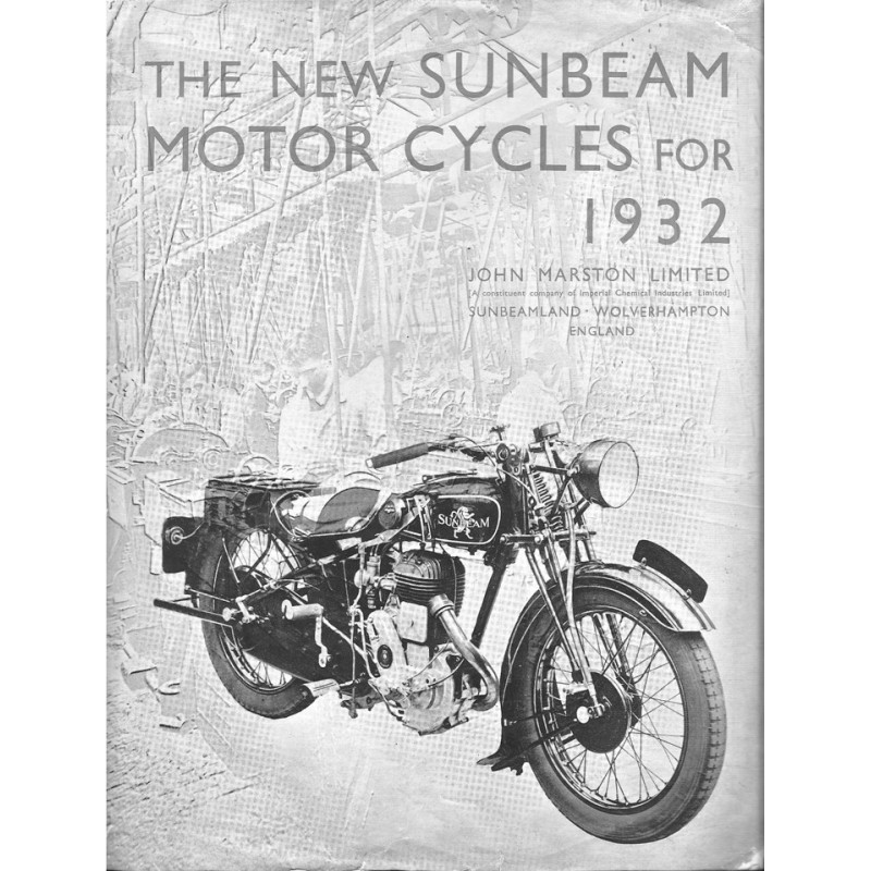 1932 Sunbeam Catalogue - General
