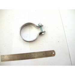 Chrome plated exhaust clamp 1 7/8 inches dia.