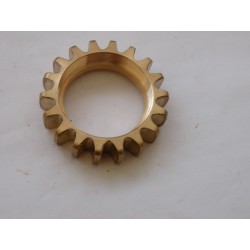 EXHAUST NUT FINNED as bronze casting