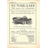 1923 Sunbeam Catalogue - Abridged
