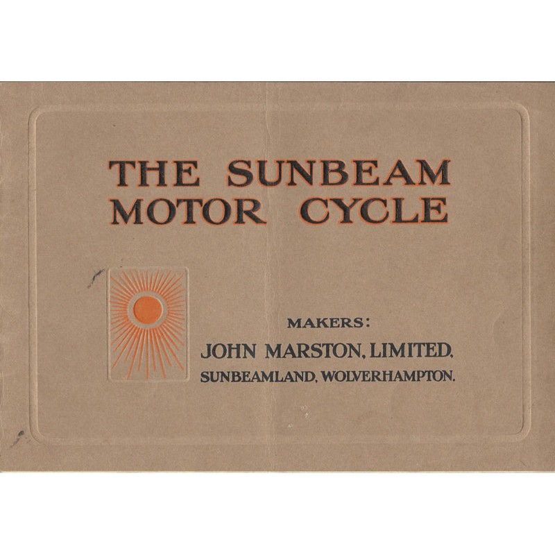 1916 Sunbeam Catalogue