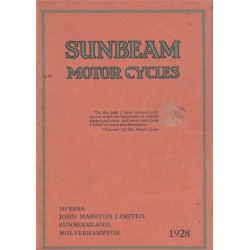1928 Sunbeam Catalogue -...