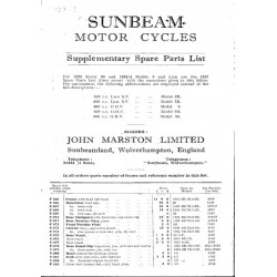 1933 Sunbeam Supp to 32...