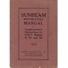 1927 Sunbeam Supp instructions for OHV Models