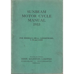 1932 Sunbeam Manual - all...
