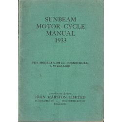 1933 Sunbeam Manual - all...